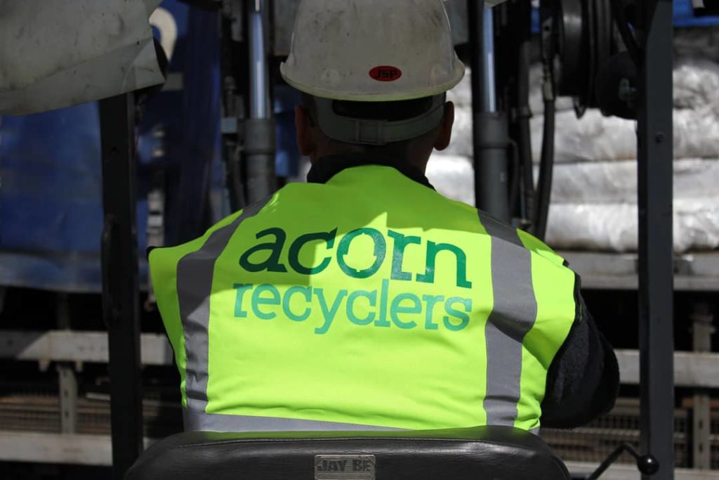 Acorn Recyclers employee