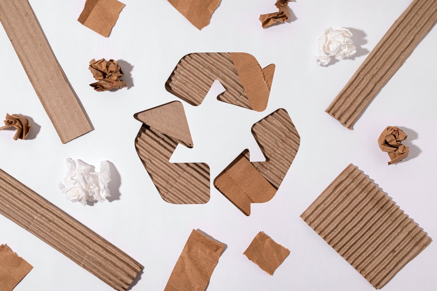 Cardboard recycling graphic Cardboard recycling graphic